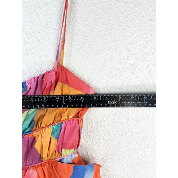 FARM Rio Ombré Chita Romper Floral Vacation Tropical Cruise Resortwear Small - Picture 15 of 16